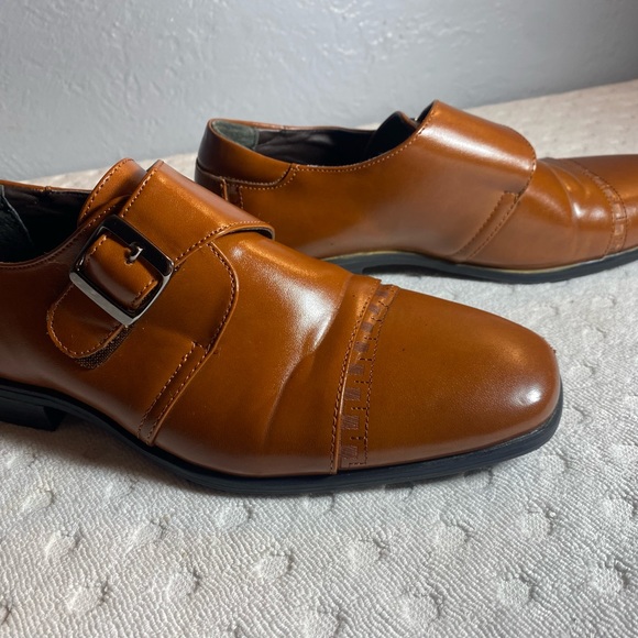STACY ADAMS KIDS MACMILLIAN 
Cap Toe Monk Strap Dress Shoe - Picture 8 of 16